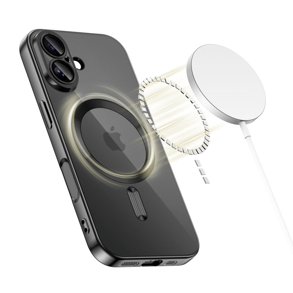 iPhone 17 Tech-Protect MagFlex Skal- MagSafe Kompatibel - Svart / Transparent