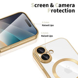 iPhone 17 Tech-Protect MagFlex Skal- MagSafe Kompatibel - Guld / Transparent