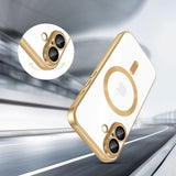 iPhone 17 Tech-Protect MagFlex Skal- MagSafe Kompatibel - Guld / Transparent