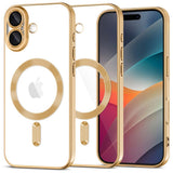 iPhone 17 Tech-Protect MagFlex Skal- MagSafe Kompatibel - Guld / Transparent