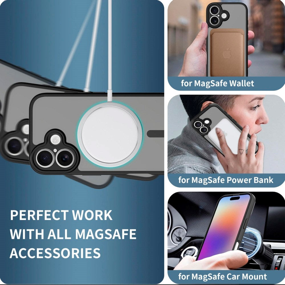 iPhone 17 Tech-Protect BasicMag Hybrid Skal - MagSafe Kompatibel - Matt Svart