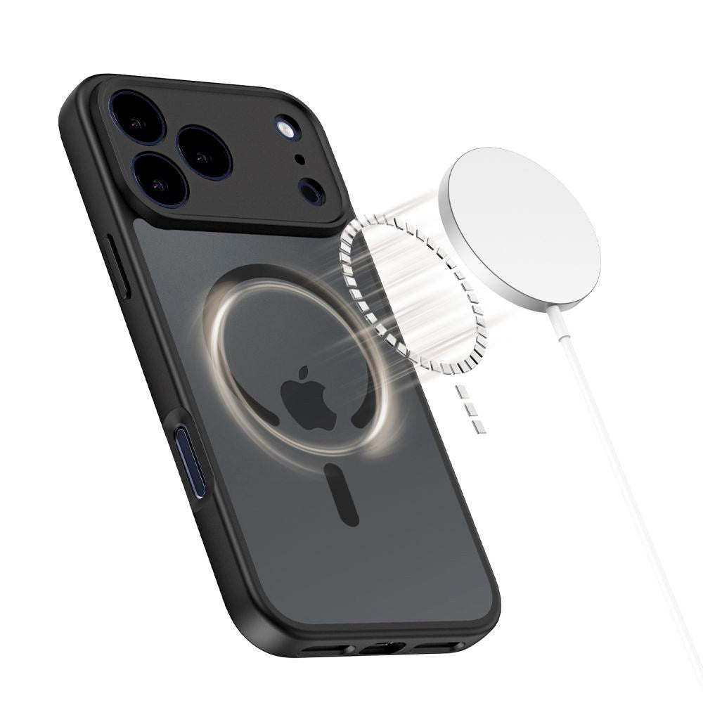 iPhone 17 Pro Max Tech-Protect BasicMag Hybrid Skal - MagSafe Kompatibel - Matt Svart
