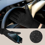 Tech-Protect Touch Screen Handskar – Storlek L (25 x 23 cm) – Svart