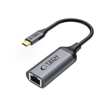 USB-C till Ethernet RJ45 Adapter Tech-Protect Ultraboost - 1000Mbps - Svart