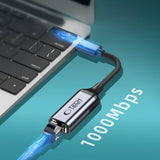 USB-C till Ethernet RJ45 Adapter Tech-Protect Ultraboost - 1000Mbps - Svart