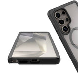 Samsung Galaxy S25 Ultra Tech-Protect Defense Hybrid Skal - MagSafe Kompatibel - Genomskinlig / Svart