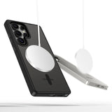 Samsung Galaxy S25 Ultra Tech-Protect Magmat Skal - MagSafe Kompatibel - Genomskinlig / Svart