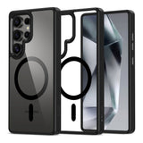 Samsung Galaxy S25 Ultra Tech-Protect Magmat Skal - MagSafe Kompatibel - Genomskinlig / Svart