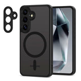 Samsung Galaxy S25 Tech-Protect MagCam Skal - MagSafe Kompatibelt - Matt Svart