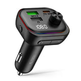 Tech-Protect Billaddare m. USB-A & USB-C / FM Bluetooth Transmitter - Svart