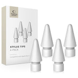 Tech-Protect Apple Pencil Spetsar - 4 st - Vit