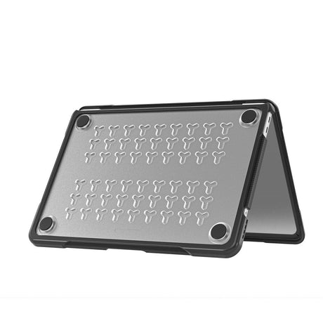 MacBook Neo 13 A18 Pro (2026) Tech-Protect Velar Hybrid Fodral - Genomskinlig / Svart