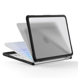 MacBook Neo 13 A18 Pro (2026) Tech-Protect Velar Hybrid Fodral - Genomskinlig / Svart