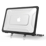 MacBook Neo 13 A18 (2026) Tech-Protect Kevlar Pro Fodral - Svart / Genomskinlig