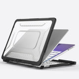 MacBook Neo 13 A18 (2026) Tech-Protect Kevlar Pro Fodral - Svart / Genomskinlig