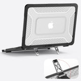 MacBook Neo 13 A18 (2026) Tech-Protect Kevlar Pro Fodral - Svart / Genomskinlig
