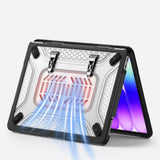 MacBook Neo 13 A18 (2026) Tech-Protect Kevlar Pro Fodral - Svart / Genomskinlig