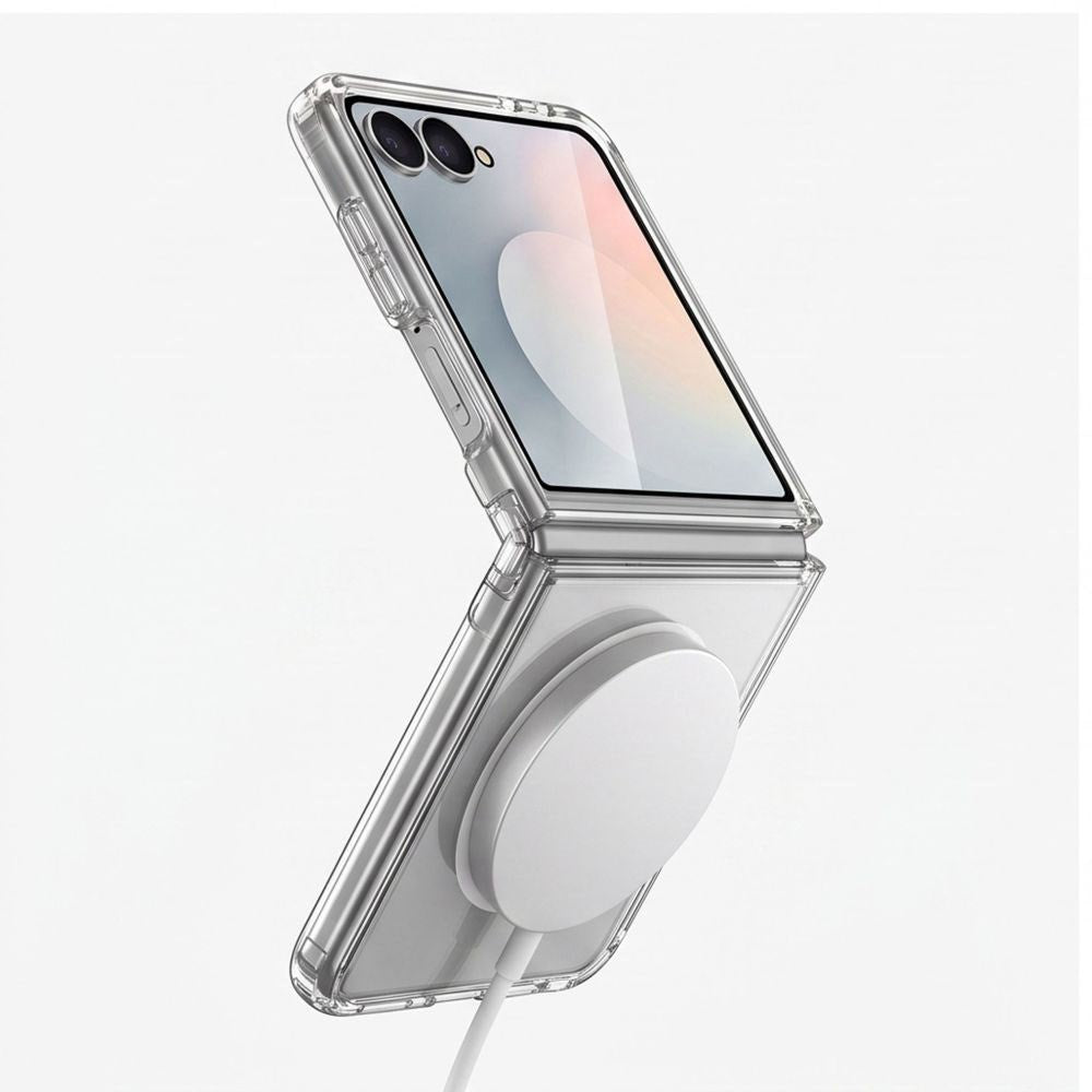 Samsung Galaxy Z Flip8 Tech-Protect Flexair Hybrid Skal - MagSafe Kompatibel - Genomskinlig