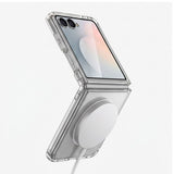 Samsung Galaxy Z Flip8 Tech-Protect Flexair Hybrid Skal - MagSafe Kompatibel - Genomskinlig