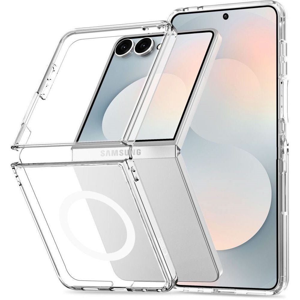 Samsung Galaxy Z Flip8 Tech-Protect Flexair Hybrid Skal - MagSafe Kompatibel - Genomskinlig