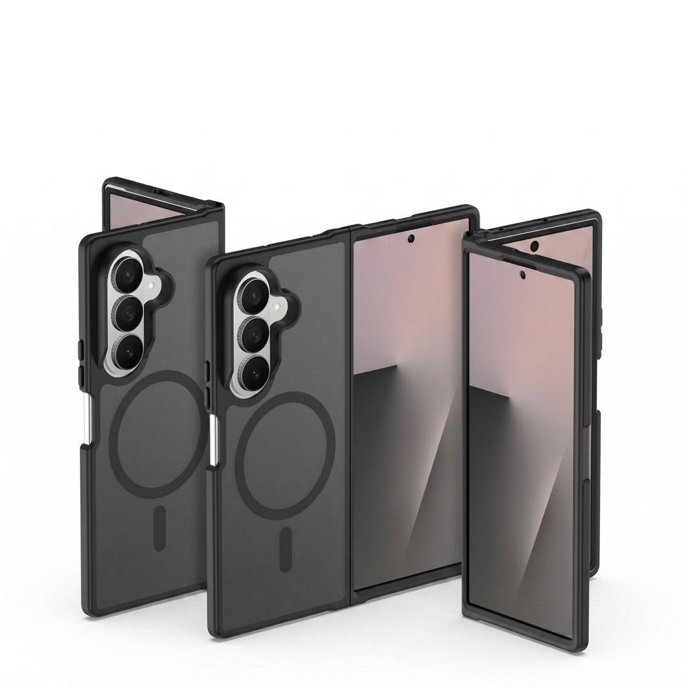 Samsung Galaxy Z Fold8 Ultra / Z Fold7 Tech-Protect MagMat Skal - MagSafe Kompatibel - Matt Svart