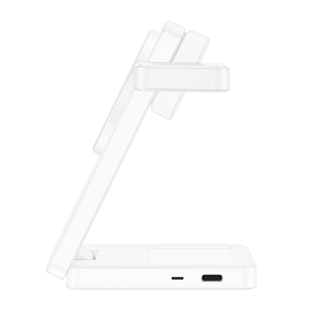 Trådlös 3-i-1 MagSafe Laddare Tech-Protect A56 25 W - Vit
