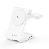 Trådlös 3-i-1 MagSafe Laddare Tech-Protect A56 25 W - Vit