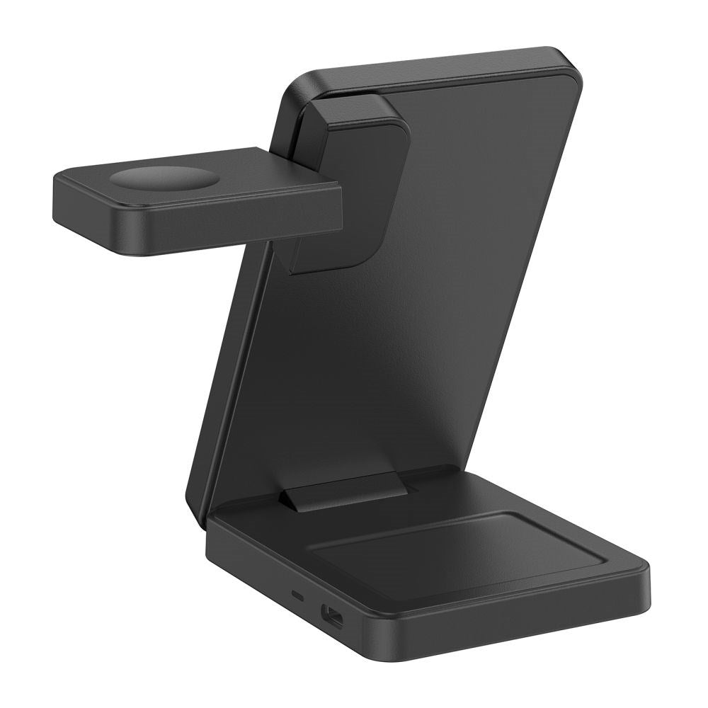 Trådlös 3-i-1 MagSafe Laddare Tech-Protect A56 25 W - Svart