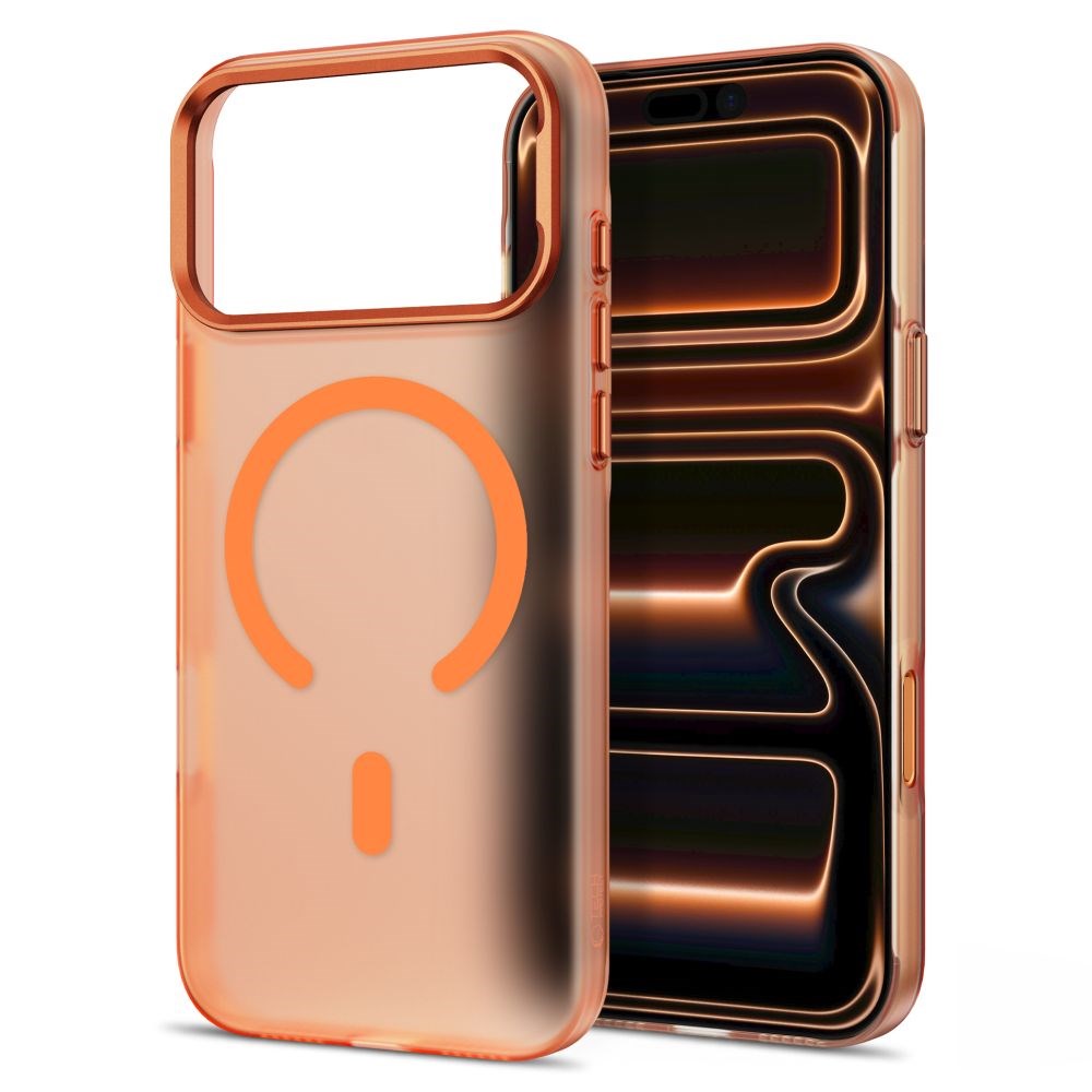 iPhone 18 Pro Max / 17 Pro Max Tech-Protect MagZero Skal - MagSafe Kompatibel - Matte Cosmic Orange