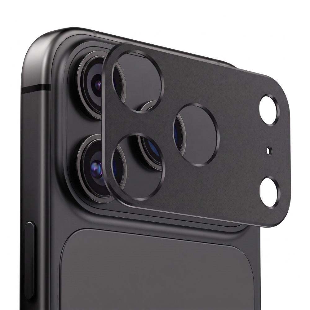 iPhone 18 Pro Tech-Protect CamAlloy Fit+ Kameralinsskyddsskal - Svart