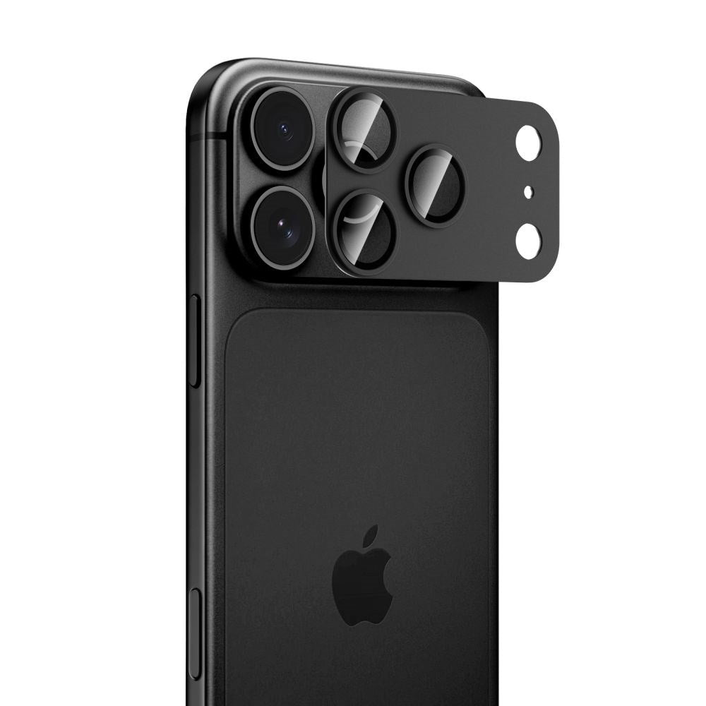 iPhone 18 Pro Tech-Protect CamFull Fit+ Kameralinsskyddsglas - Svart