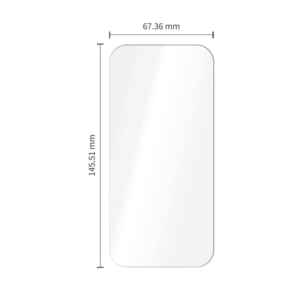 iPhone 18 Pro Tech-Protect Easy Set+ 3-i-1 Skyddspaket med Härdat Skärmskyddsglas och Kameralinsskydd - Genomskinlig