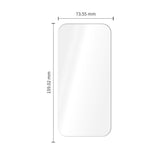 iPhone 18 Pro Max Tech-Protect Easy Set+ 3-i-1 Skyddspaket med Härdat Skärmskyddsglas och Kameralinsskydd - Genomskinlig