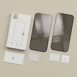 iPhone 18 Pro Max Tech-Protect Härdat Skärmskyddsglas - Privacy Funktion - 2 St. - Genomskinlig