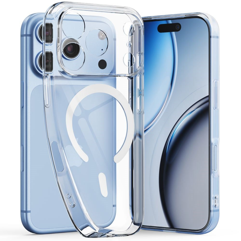 iPhone 17 Pro Max / 18 Pro Max Tech-Protect FlexAir Flexibelt Plast Skal - MagSafe Kompatibelt - Genomskinlig