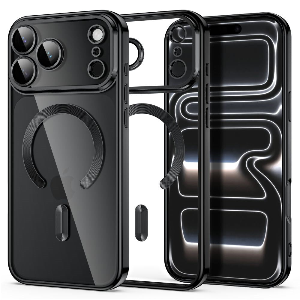 iPhone 18 Pro Max / 17 Pro Max Tech-Protect MagFlex Skal- MagSafe Kompatibel - Svart / Transparent