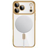 iPhone 18 Pro / 17 Pro Tech-Protect MagFlex Skal - MagSafe Kompatibel - Genomskinlig / Guld