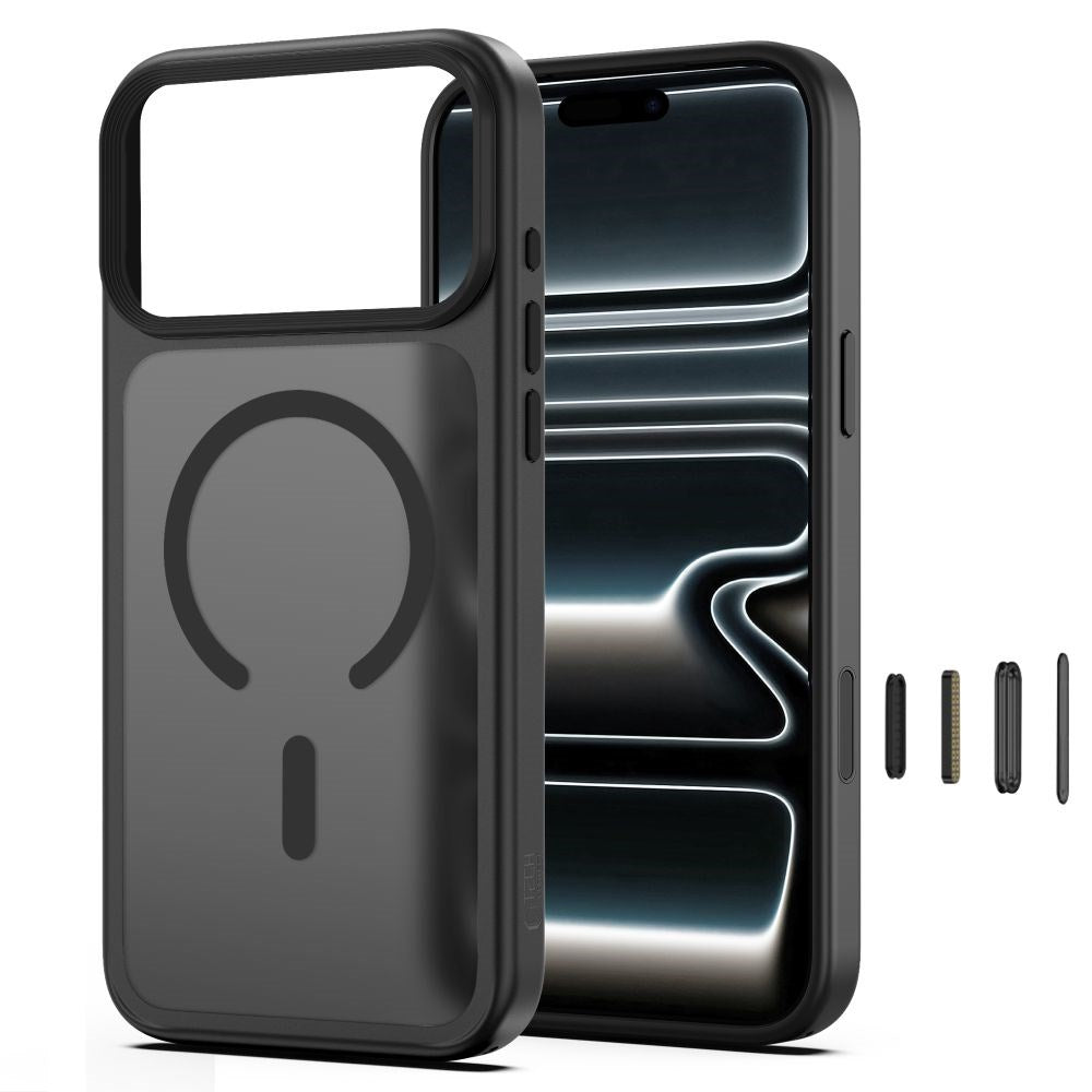 iPhone 18 Pro Max / 17 Pro Max Tech-Protect MagMat Skal - MagSafe Kompatibel - Matt Svart