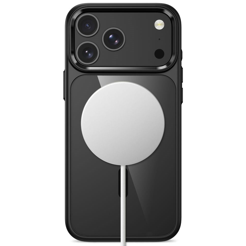 iPhone 18 Pro / 17 Pro Tech-Protect MagMat Skal - MagSafe Kompatibel - Genomskinlig / Svart
