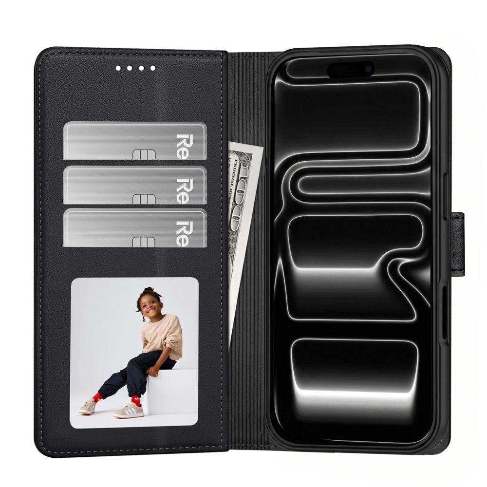 iPhone 18 Pro / 17 Pro Tech-Protect Wallet Fodral - MagSafe Kompatibel - Svart