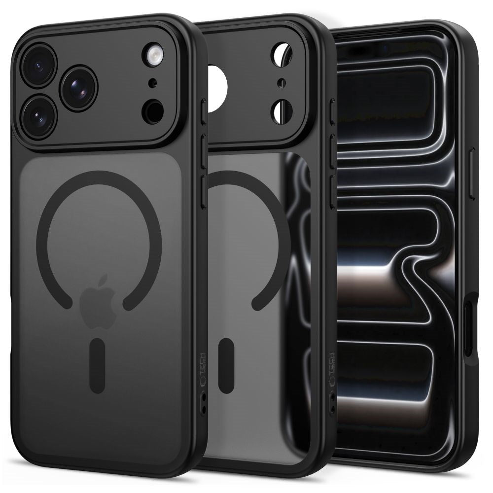 iPhone 17 Pro Max / 18 Pro Max Tech-Protect BasicMag Hybrid Skal - MagSafe Kompatibel - Matt Svart