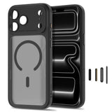 iPhone 18 Pro / 17 Pro Tech-Protect MagPeak Skal - MagSafe Kompatibel - Matt Svart