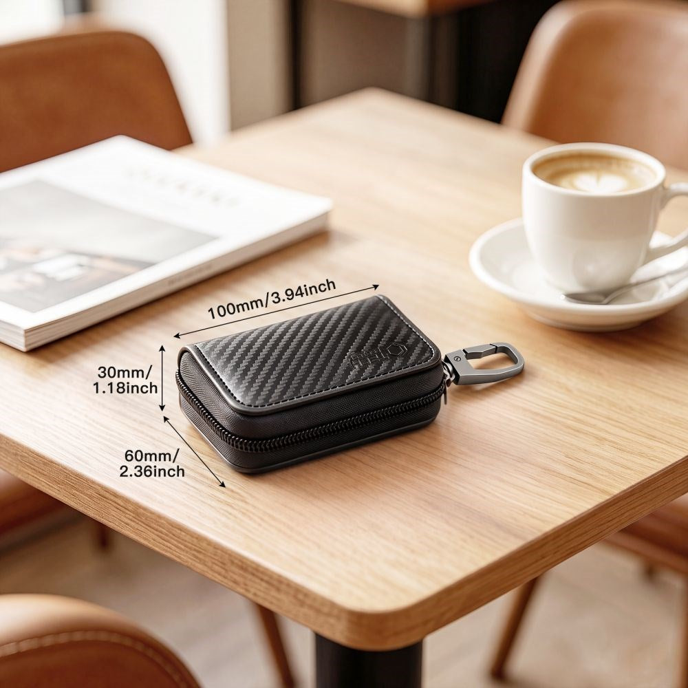 Tech-Protect KLR300 Bilnyckelfodral med RFID-Blockering - Svart / Kolfiber