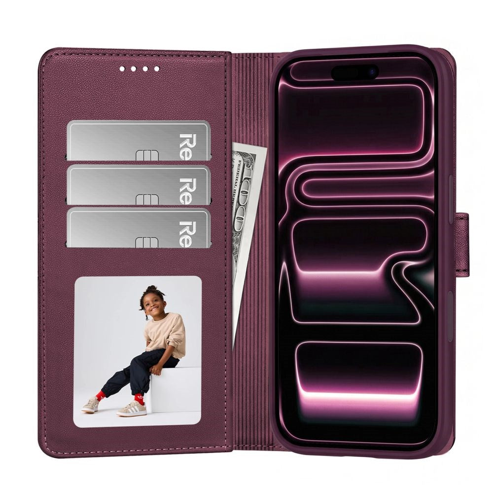 iPhone 18 Pro / 17 Pro Tech-Protect Wallet Fodral - MagSafe Kompatibel - Röd