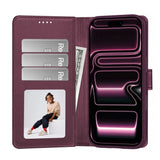 iPhone 18 Pro / 17 Pro Tech-Protect Wallet Fodral - MagSafe Kompatibel - Röd