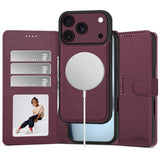 iPhone 18 Pro / 17 Pro Tech-Protect Wallet Fodral - MagSafe Kompatibel - Röd