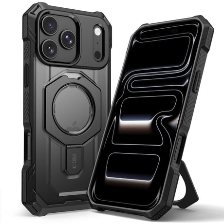 iPhone 18 Pro / 17 Pro Tech-Protect MagForce Skal med Stativfunktion - MagSafe Kompatibel - Svart