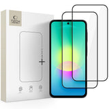 Samsung Galaxy A27 Tech-Protect Glass Fit+ Härdat Skärmskyddsglas - 2 st - Genomskinlig / Svart Kant