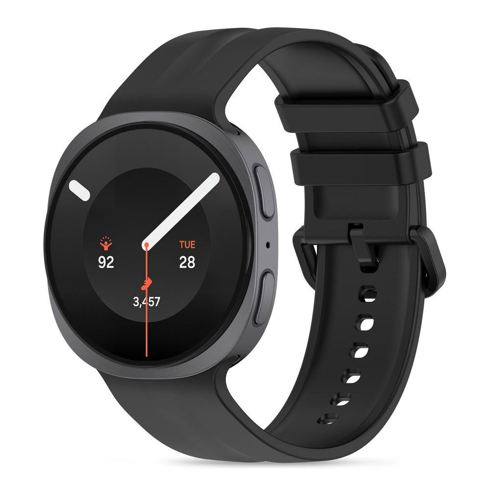 Samsung Galaxy Watch 8 / 9 / Classic (40 / 44 / 46mm) Tech-Protect Silicone Evo Klockarmband - Svart