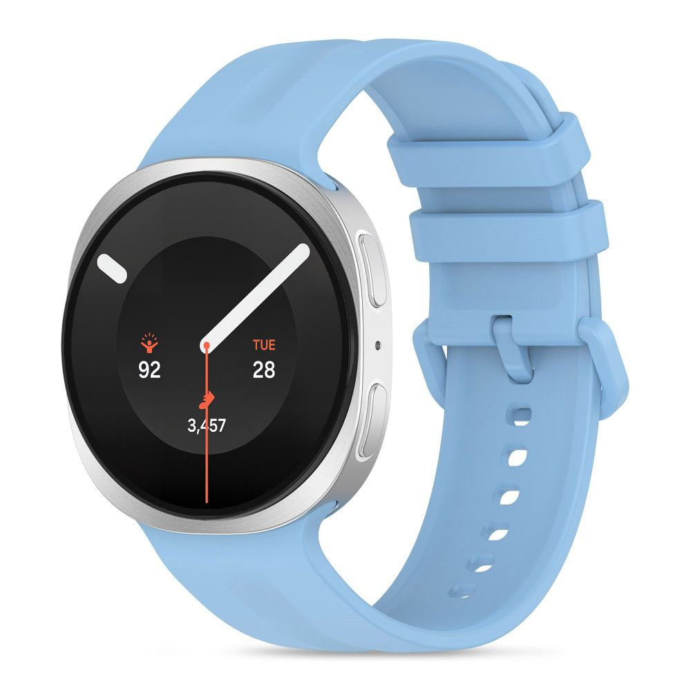 Samsung Galaxy Watch 8 / 9 / Classic (40 / 44 / 46mm) Tech-Protect Silicone Evo Klockarmband - Ljusblå